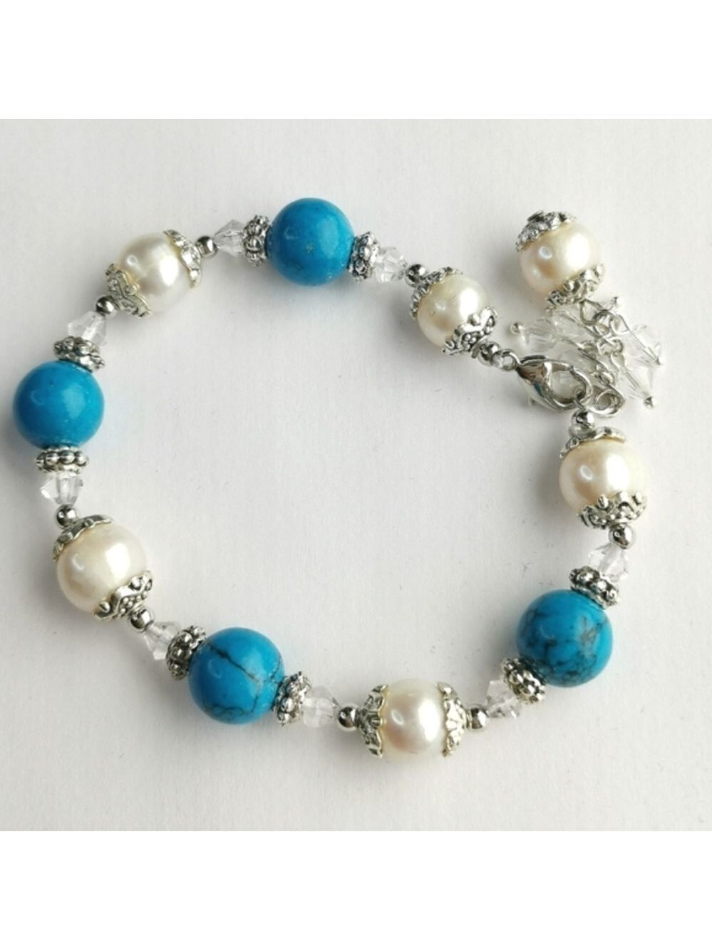🆕 Baroque Pearl Turquoise bracelet